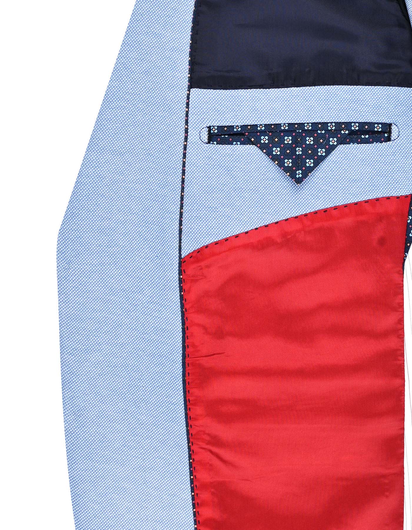 Sky Texture Tailored Smart Fit Coat