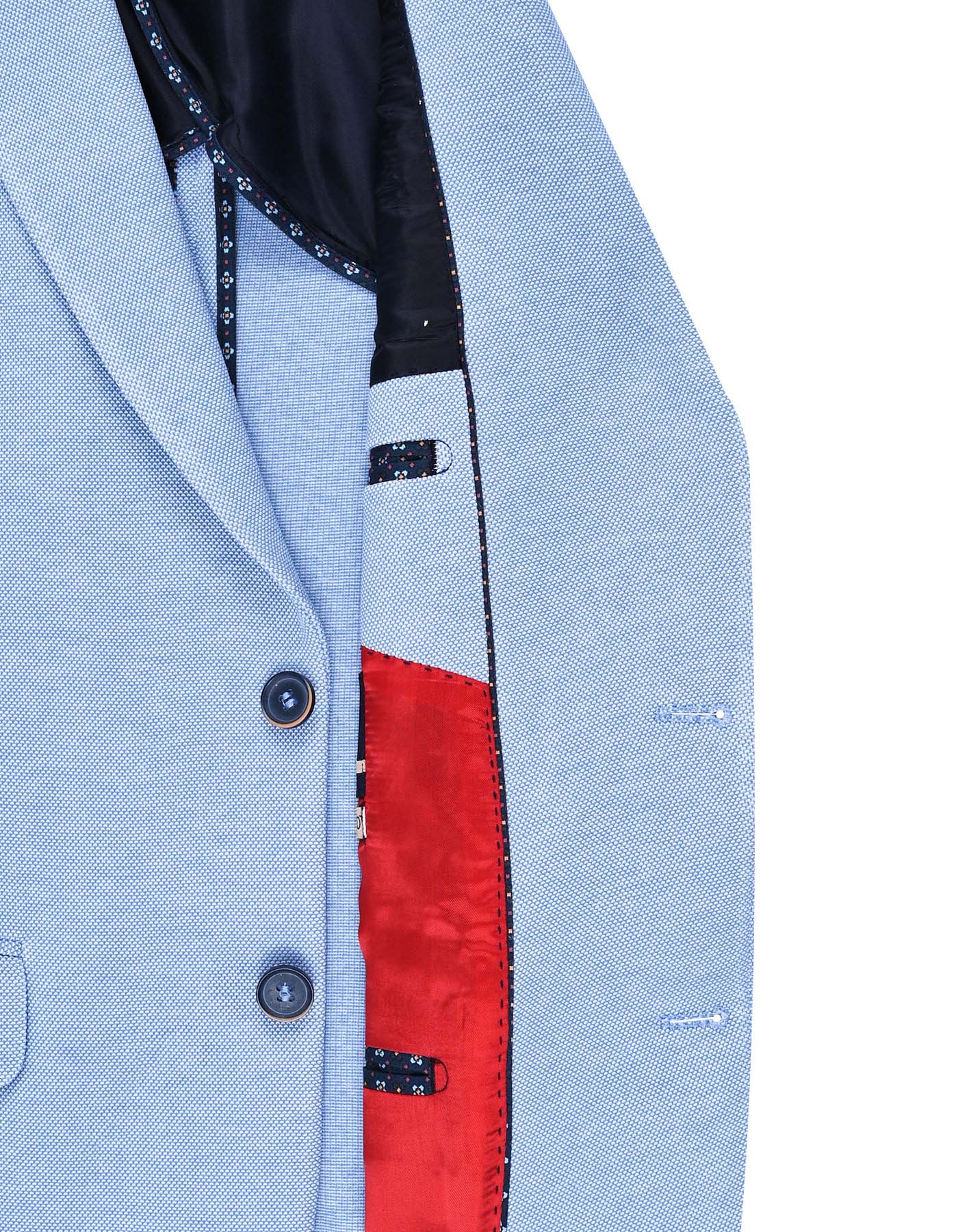 Sky Texture Tailored Smart Fit Coat