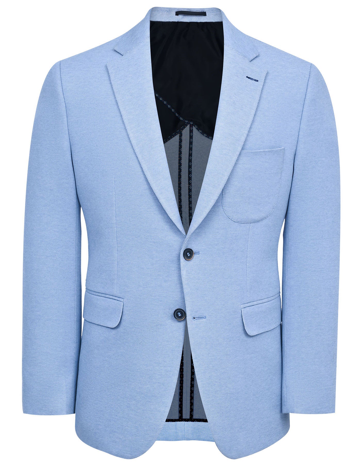 Sky Texture Tailored Smart Fit Coat